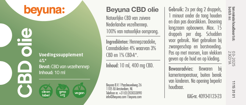 Beyuna CBD-olie